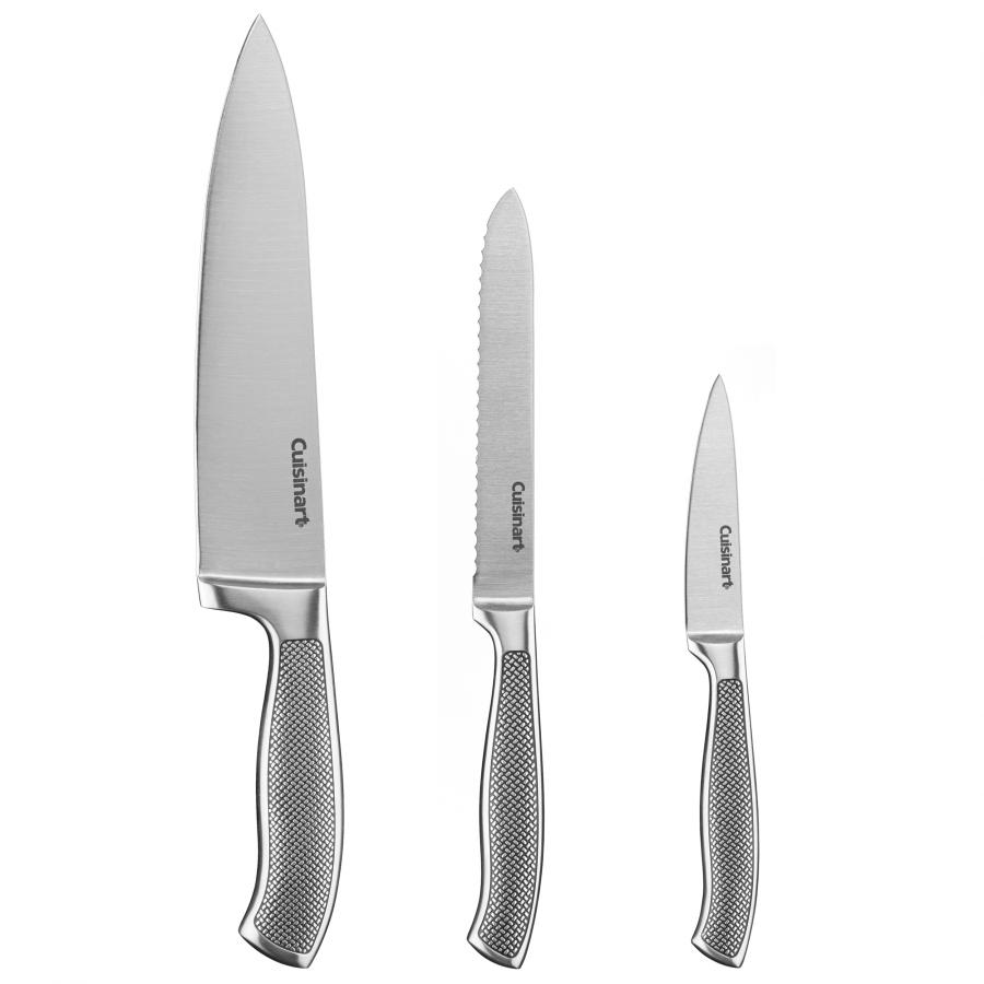 Cuisinart 3 Piece Stainless Steel Knife Set Graphix Collection