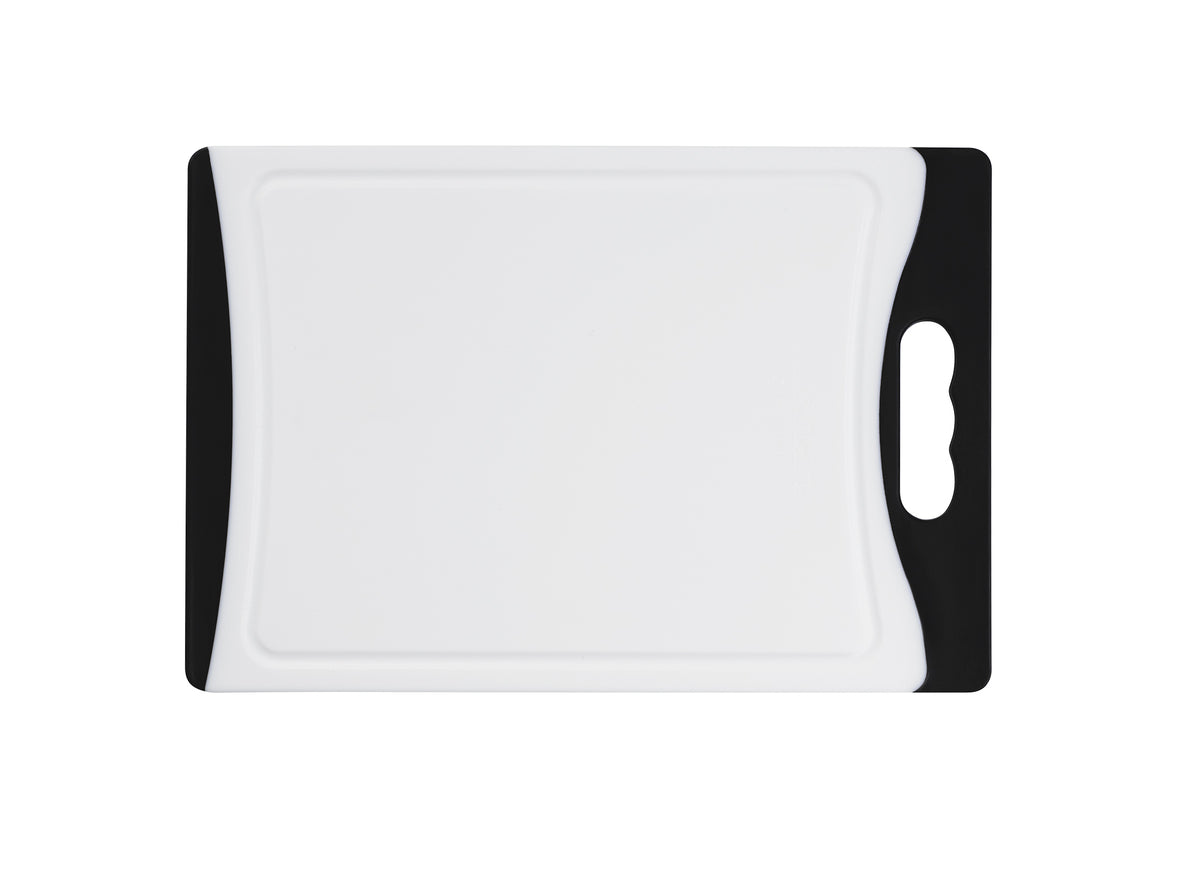 Cuisinart 11-Inch White Cutting Board with Black Edge