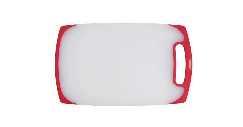 Cuisinart 13-Inch Semi-Transparent Cutting Board with Red Edge