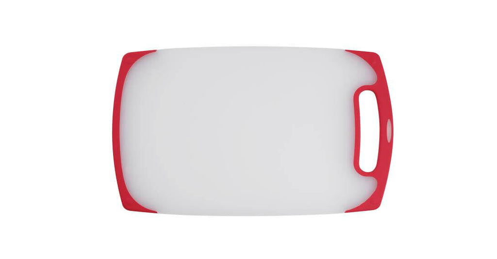 Cuisinart 13-Inch Semi-Transparent Cutting Board with Red Edge