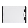 Cuisinart 14-Inch White Poly Cutting Board with Black Edge