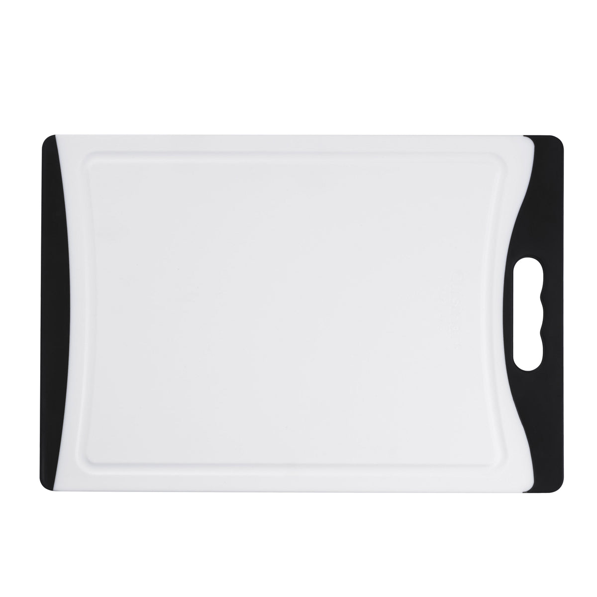 Cuisinart 14-Inch White Poly Cutting Board with Black Edge