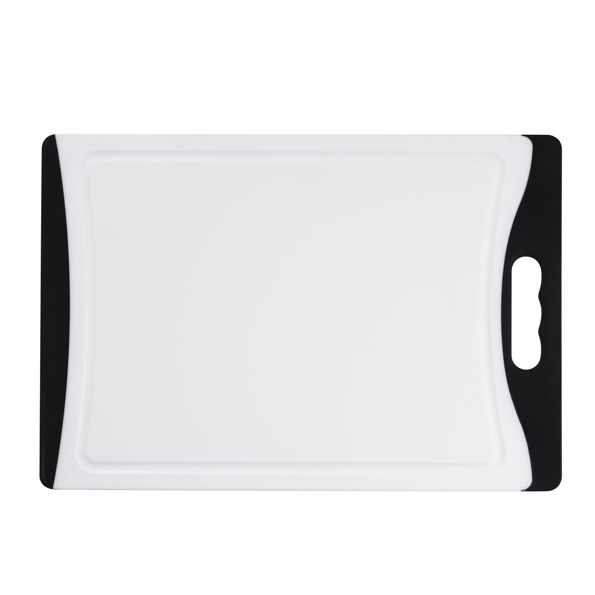 Cuisinart 14-Inch White Poly Cutting Board with Black Edge